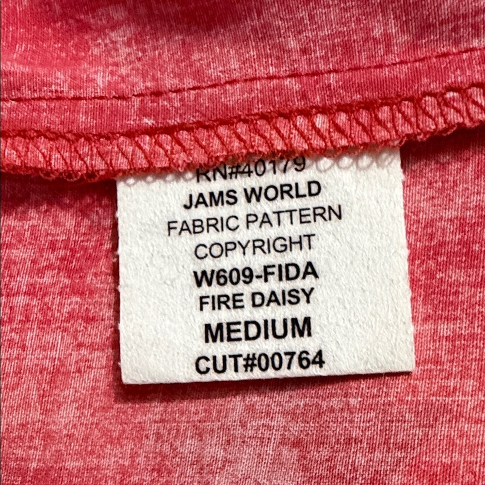 Jams World Vibrant Floral Tank Top - Red, Yellow, and Green - Picture 7 of 7